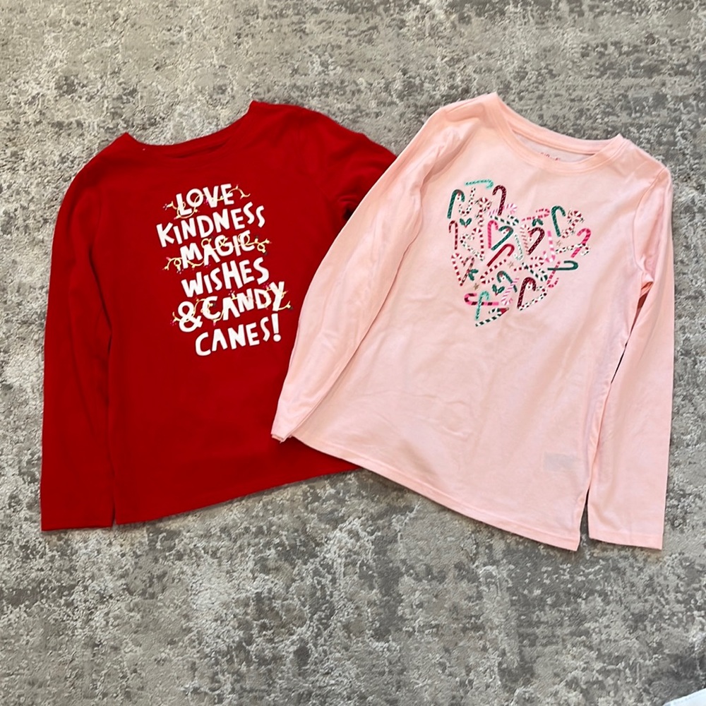 Girls Christmas Long Sleeve Set